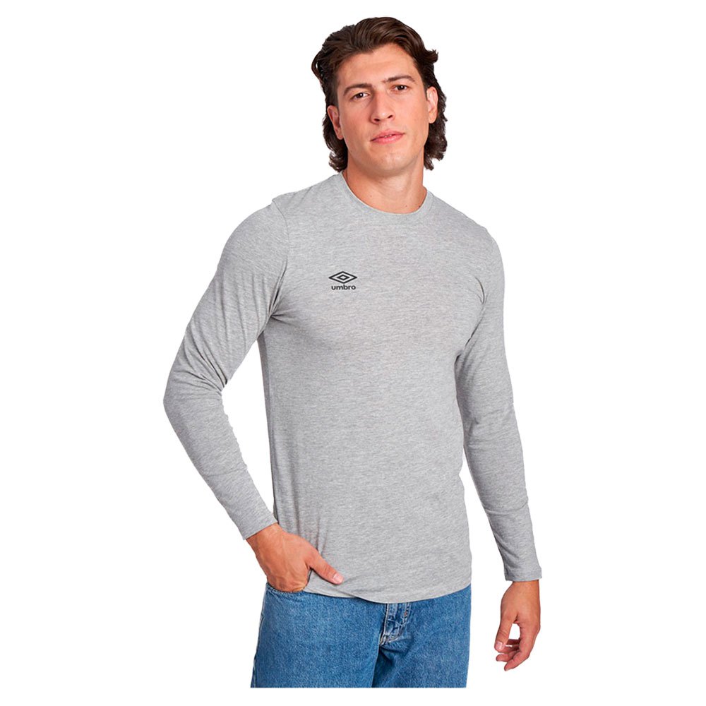 Umbro Fw Small Logo Long Sleeve T-shirt Grau M Mann Umbro Fw Small Logo Long Sleeve T-shirt Grau M Mann von Umbro