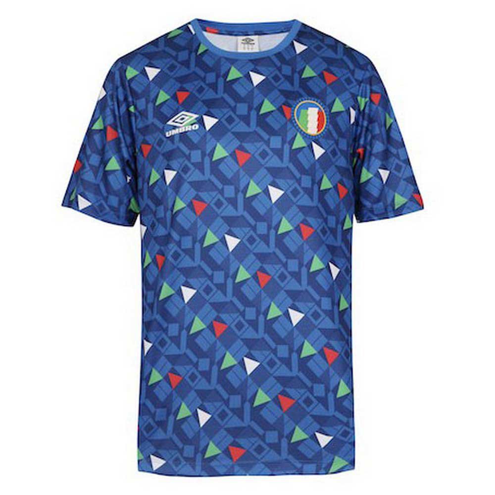 Umbro Italy All Over Print World Cup Short Sleeve T-shirt Mehrfarbig S Mann von Umbro