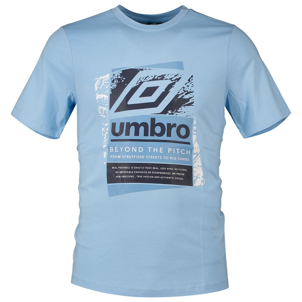 Umbro Layered Box Logo Graphic Short Sleeve T-shirt Blau L Mann Umbro Layered Box Logo Graphic Short Sleeve T-shirt Blau L Mann von Umbro