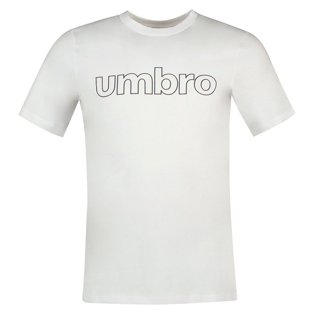 Umbro Linear Logo Graphic Short Sleeve T-shirt Weiß XL Mann von Umbro