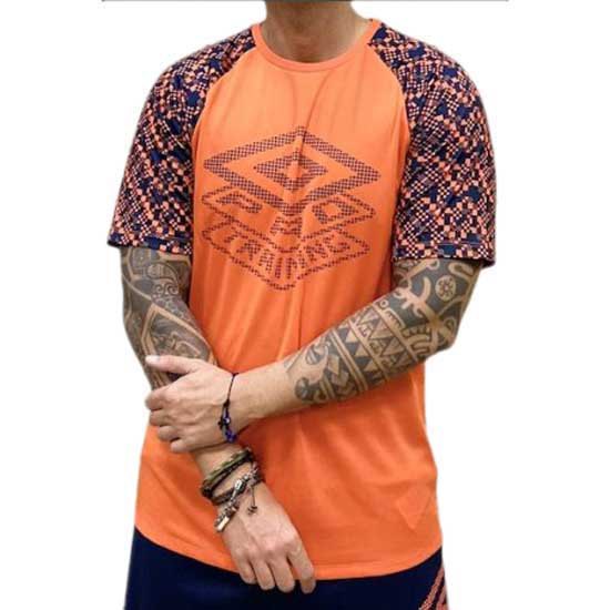 Umbro Pro Training Active Graphic Short Sleeve T-shirt Orange L Mann von Umbro