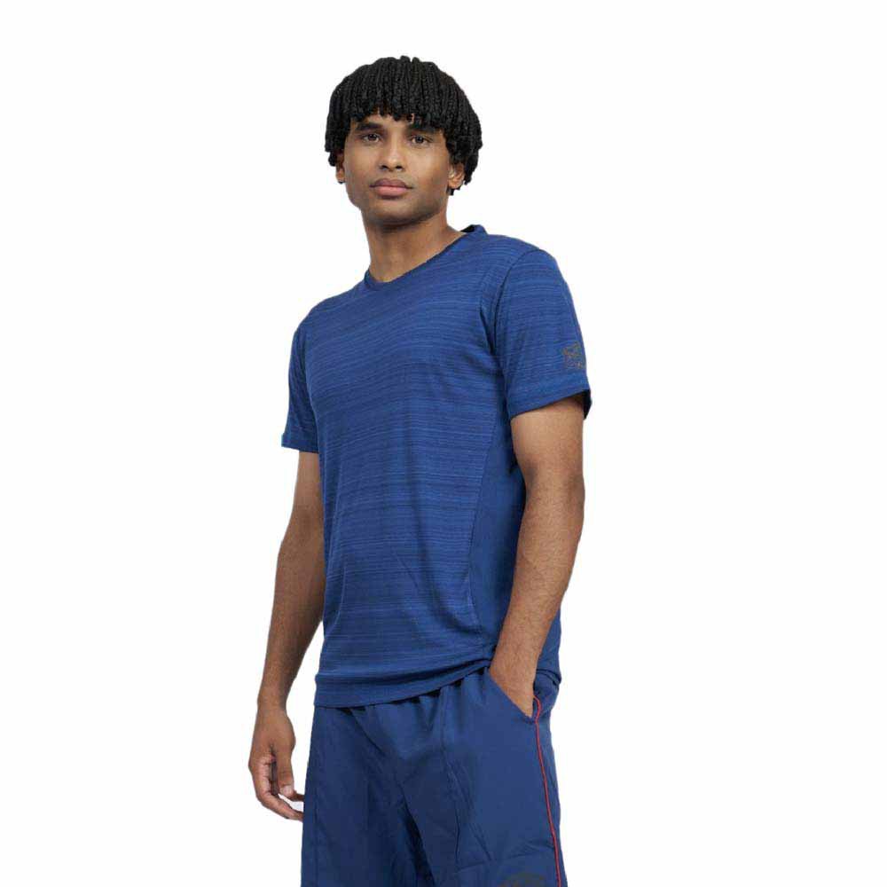 Umbro Pro Training Marl Poly Short Sleeve T-shirt Blau S Mann von Umbro