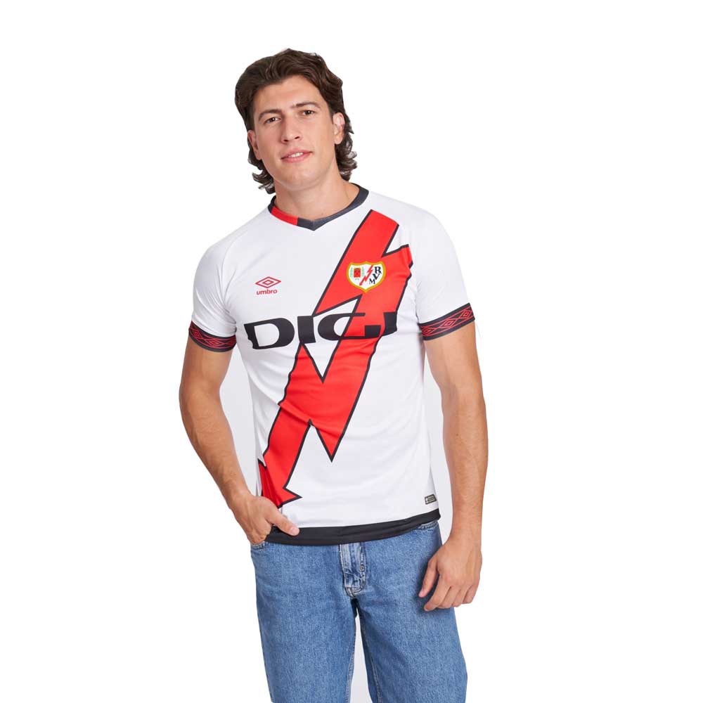 Umbro Rayo Vallecano 22/23 Home Short Sleeve T-shirt Weiß 12 Years von Umbro