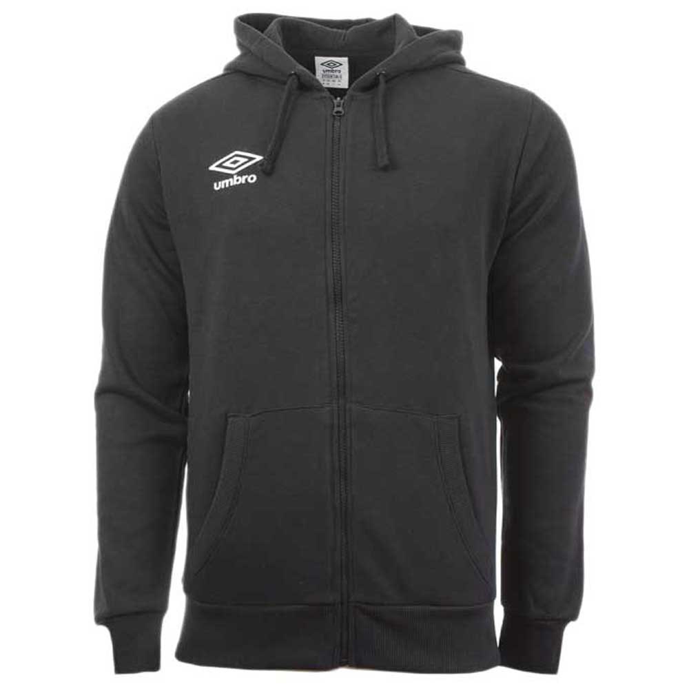 Umbro Small Logo Full Zip Sweatshirt Schwarz L Mann von Umbro