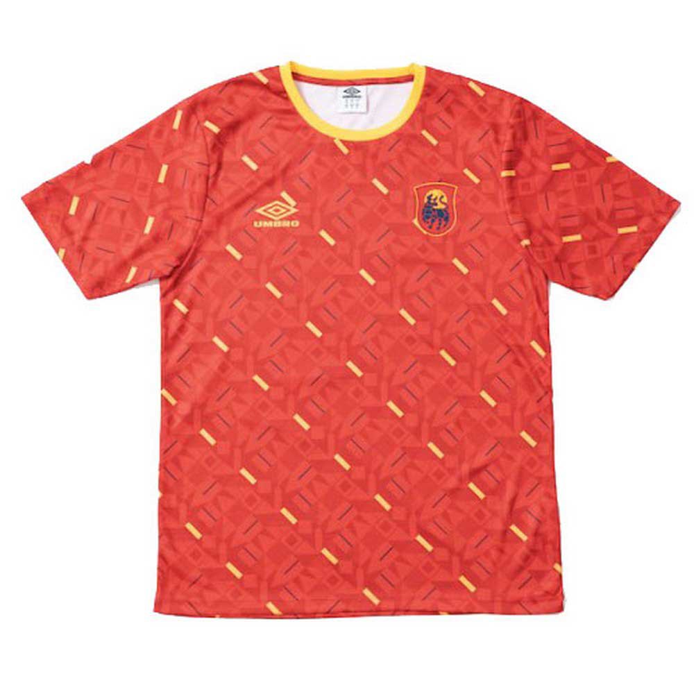 Umbro Spain All Over Print World Cup 2022 Short Sleeve T-shirt Orange M Mann von Umbro