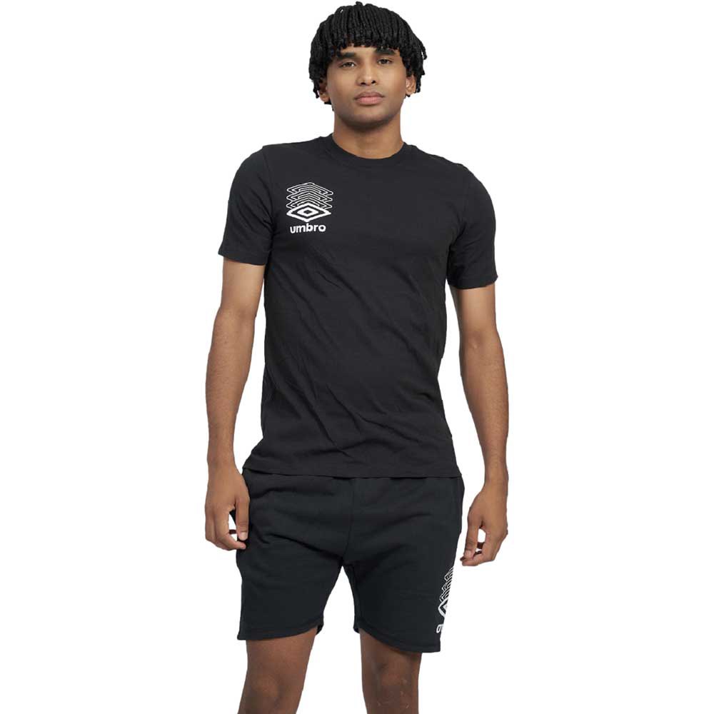 Umbro Terrace Graphic Short Sleeve T-shirt Schwarz 2XL Mann von Umbro