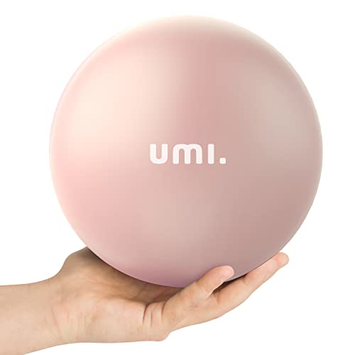 Umi Gymnastikball Klein, 23-25 cm Pilates Ball, 9 Inch Soft Yoga Ball mit aufblasbarem Strohhalm für Pilates, Yoga, Ganzkörpertraining, Verbesserung des Gleichgewichts von UmI.