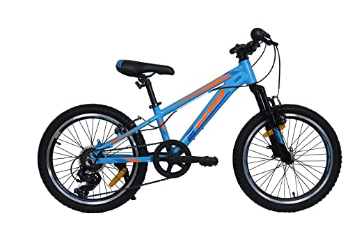 Umit Unisex Jugend 4 Bewegung Fahrrad, Blau-Orange, 20" von Umit