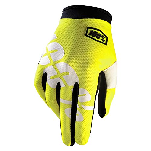 100% ITRACK NEON YELLOW Motocross Handschuh - gelb Größe 2XL von Unbekannt