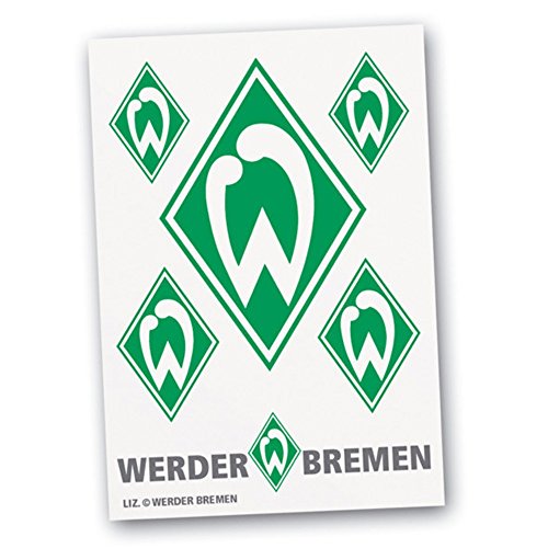 AUFKLEBERKARTE STICKER AUFKLEBER Raute 6tlg SV WERDER BREMEN AUFKLEBERKARTE STICKER AUFKLEBER Raute 6tlg SV WERDER BREMEN von Unbekannt