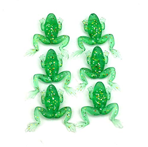 Angelköder, 5 g, kleiner Frosch, Soft Bait FO009, bionische Köder, Lei Frosch, Silikon, Bait Soft Angelköder, 5 g, kleiner Frosch, Soft Bait FO009, bionische Köder, Lei Frosch, Silikon, Bait Soft von Unbekannt