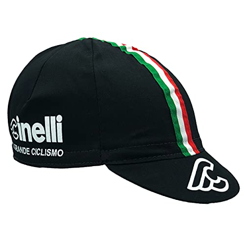 Unbekannt Cinelli Il Grande Ciclismo Schwarz/Italian Kappe von Cinelli