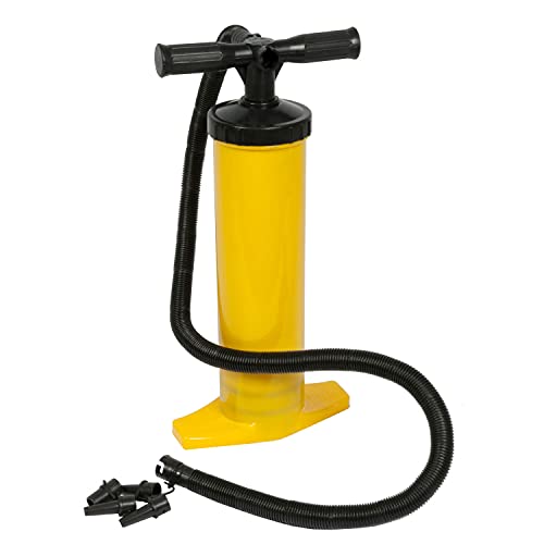 Doppelhubpumpe / Handpumpe Doppel-Hub, mit Standfuß, für Luftmatratze Wasserball, Pool + Co, BE-96568 Doppelhubpumpe / Handpumpe Doppel-Hub, mit Standfuß, für Luftmatratze Wasserball, Pool + Co, BE-96568 von Unbekannt