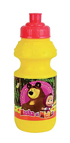 FUN HOUSE Kinder Trinkflasche Misha und MICHKA Junior Yellow, MM 005845 FUN HOUSE Kinder Trinkflasche Misha und MICHKA Junior Yellow, MM 005845 von Fun House