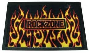 Fussmatte Rockzone Flames Style Fußmatte 60 x 40cm Türmatte Fußabstreifer Schmutzmatte von Unbekannt