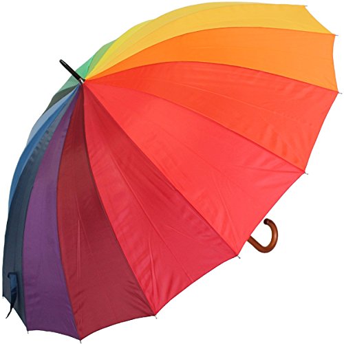 Golf Schirm Partnerschirm XXL Regenbogen von Unbekannt