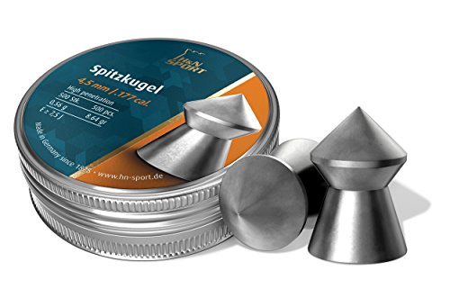 H&N Sport Spitzkugel 4,50 mm Balines 4,50mm, Erwachsene Unisex, 4,50 H&N Sport Spitzkugel 4,50 mm Balines 4,50mm, Erwachsene Unisex, 4,50 von H&N Sport