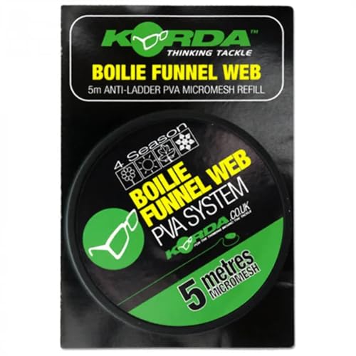 Korda PVA Karpfen Angeln Zubehör - Boilie Funnel Web 20m HEXMESH PVA von Korda