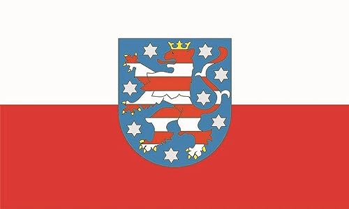 Qualitäts Fahne Flagge Thüringen 90 x 150 cm mit verstärktem Hissband Qualitäts Fahne Flagge Thüringen 90 x 150 cm mit verstärktem Hissband von Unbekannt