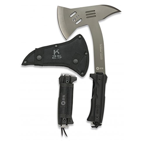 RUI K25 32023. Axt Schwarze Farbe. SFL-Griff und Gummi-Beschichtung. Gesamtgröße: 31,5 cm. Enthält elastisch zum Befestigen und Nylonabdeckung. Jagen RUI K25 32023. Axt Schwarze Farbe. SFL-Griff und Gummi-Beschichtung. Gesamtgröße: 31,5 cm. Enthält elastisch zum Befestigen und Nylonabdeckung. Jagen von Unbekannt