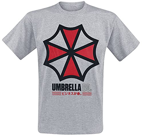 Resident Evil Umbrella Co Herren T-Shirt grau Sport Regular, Grau Large von Unbekannt