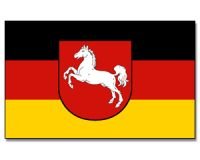 Stock-Flagge 30 x 45 : Niedersachsen Stock-Flagge 30 x 45 : Niedersachsen von Unbekannt
