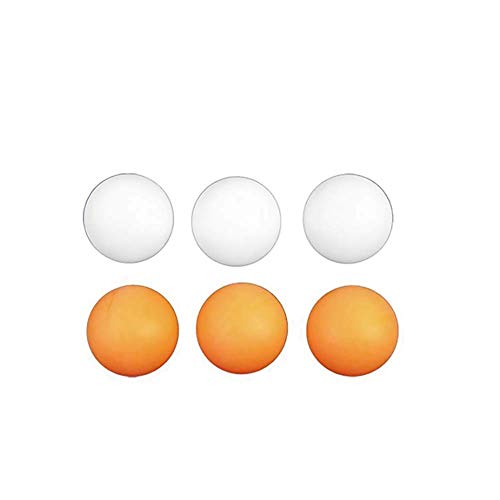 Tischtennisbälle aus Kunststoff, wiederverwendbar, 40 mm Durchmesser, Orange, Weiß, 6 Stück u Tischtennisbälle aus Kunststoff, wiederverwendbar, 40 mm Durchmesser, Orange, Weiß, 6 Stück u von Unbekannt