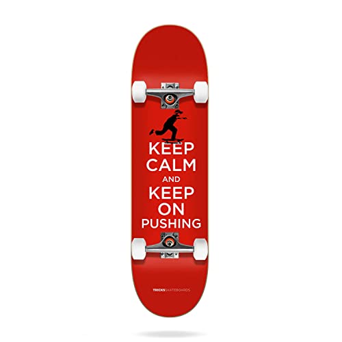 Tricks Calm Complete Skateboard, 18 x 80 cm, für Erwachsene, Unisex, Mehrfarbig, 19 x 80 cm von Unbekannt