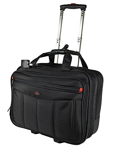 Trolley, Businesskoffer, Aktenkoffer, Pilotenkoffer, Aktentrolley mit Laptopfach, Dokumentasche, Handgepäck, Boardgepäck, Business-Akten-Trolley, von Unbekannt