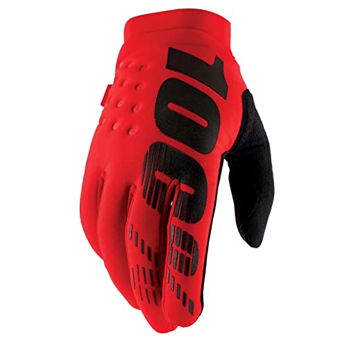 Unbekannt 100%, 100%, BRISKER Gloves, Adult, S, RED von 100%