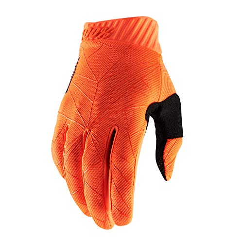 1002I|#100% Herren Ridefit 100% Handschuh – Fluo Orange/Schwarz, Größe S 1002I|#100% Herren Ridefit 100% Handschuh – Fluo Orange/Schwarz, Größe S von 100%
