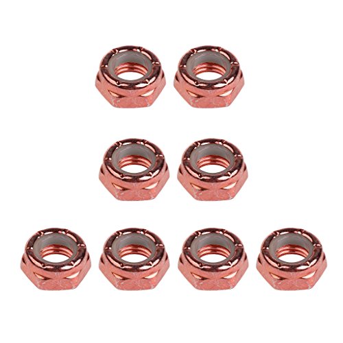 Unbekannt 8 x Muttern Set für Skateboard und Longboard Achsen - Schokolade Unbekannt 8 x Muttern Set für Skateboard und Longboard Achsen - Schokolade von Unbekannt