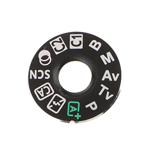 Unbekannt Dial Mode Plate Interface Cap Label Namensschild Ersatzteil für Canon 80D DSLR Digitalkamera Reparatur AOD von Unbekannt