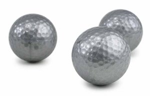 Unbekannt Golfballset Silber, Farbiger Golfball als Golfgeschenk von Unbekannt