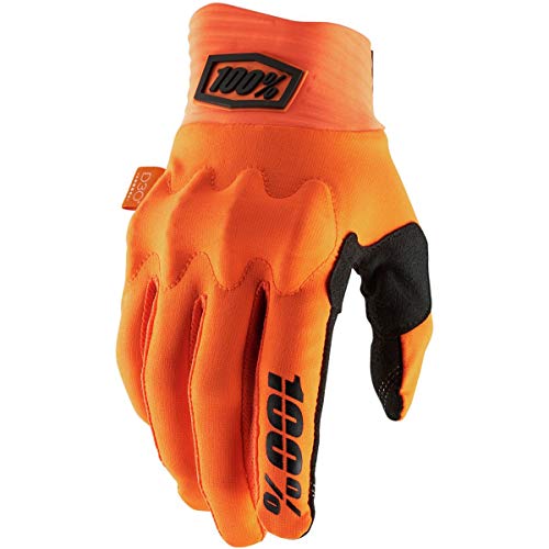 100% Unbekannt Herren-Handschuhe Cognito, Fluo Orange/Schwarz, LG von 100%