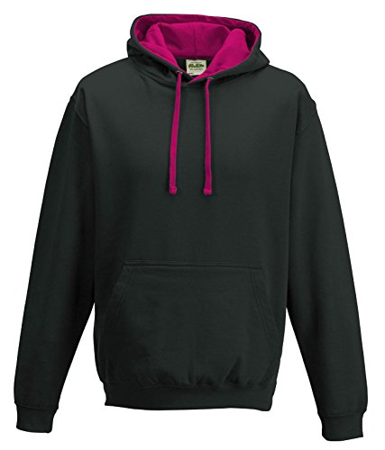 Unbekannt Just Hoods Varsity Hoodie Medium Multi-Coloured - Schwarz/Hot Pink Unbekannt Just Hoods Varsity Hoodie Medium Multi-Coloured - Schwarz/Hot Pink von Unbekannt