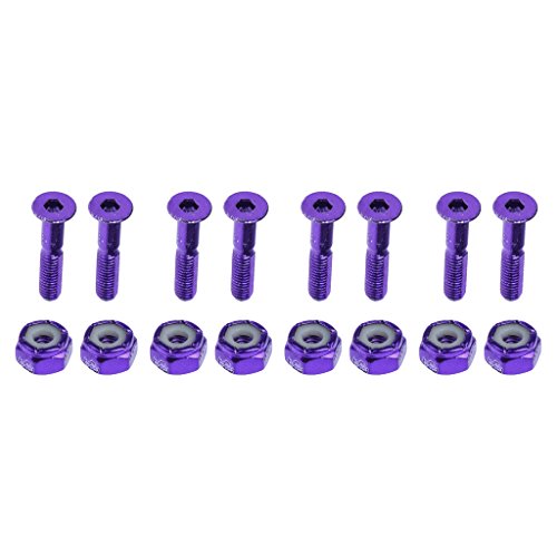Unbekannt Sharplace 8 x Schrauben und Muttern für, Schrauben Länge: ca. 2,54 cm, Lila Unbekannt Sharplace 8 x Schrauben und Muttern für, Schrauben Länge: ca. 2,54 cm, Lila von Unbekannt