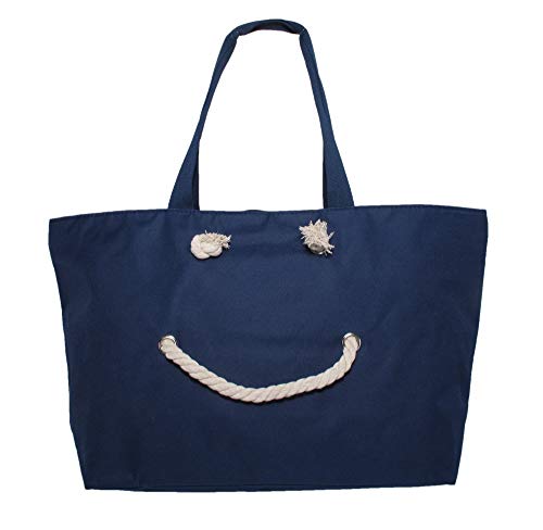 Unbekannt Strandtasche Badetasche Happy Smile XXL (Nr. 80 - Nr. 85) (Marineblau) von Unbekannt