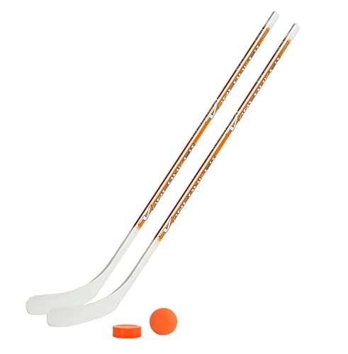 Vancouver Streethockeyschläger-Set Kids 6: 2 Schläger 115cm gerade Kelle & Ball und Puck orange Vancouver Streethockeyschläger-Set Kids 6: 2 Schläger 115cm gerade Kelle & Ball und Puck orange von Vancouver