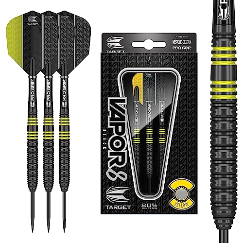 Target Darts Vapor 8 Schwarz Gelbes 24G Steeldarts Dartpfeile-Set Target Darts Vapor 8 Schwarz Gelbes 24G Steeldarts Dartpfeile-Set von Target Darts
