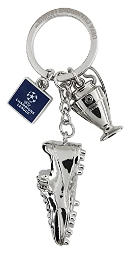 UEFA Champions League Schlüsselanhänger, Fußballschuh, Einheitsgröße, silberfarben, silber, one size, Zeitgenössisch UEFA Champions League Schlüsselanhänger, Fußballschuh, Einheitsgröße, silberfarben, silber, one size, Zeitgenössisch von UEFA