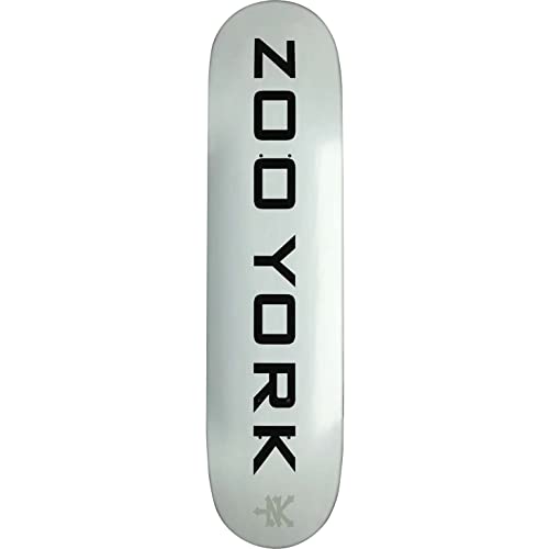 Unbekannt Zoo Unisex – Erwachsene York Classic Logo Block Skateboard Deck, Weiß, 8" Unbekannt Zoo Unisex – Erwachsene York Classic Logo Block Skateboard Deck, Weiß, 8" von Unbekannt