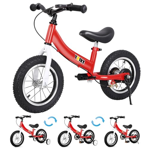 YBIKE 2 in 1 Laufrad, Kinderlaufrad und Kinderfahrrad Dual-Use-Funktion, geeignet für Kinder im Alter von 1-7, 12,14,16 Zoll mit Bremse, Pedal, Trainingstheorie YBIKE 2 in 1 Laufrad, Kinderlaufrad und Kinderfahrrad Dual-Use-Funktion, geeignet für Kinder im Alter von 1-7, 12,14,16 Zoll mit Bremse, Pedal, Trainingstheorie von YBIKE