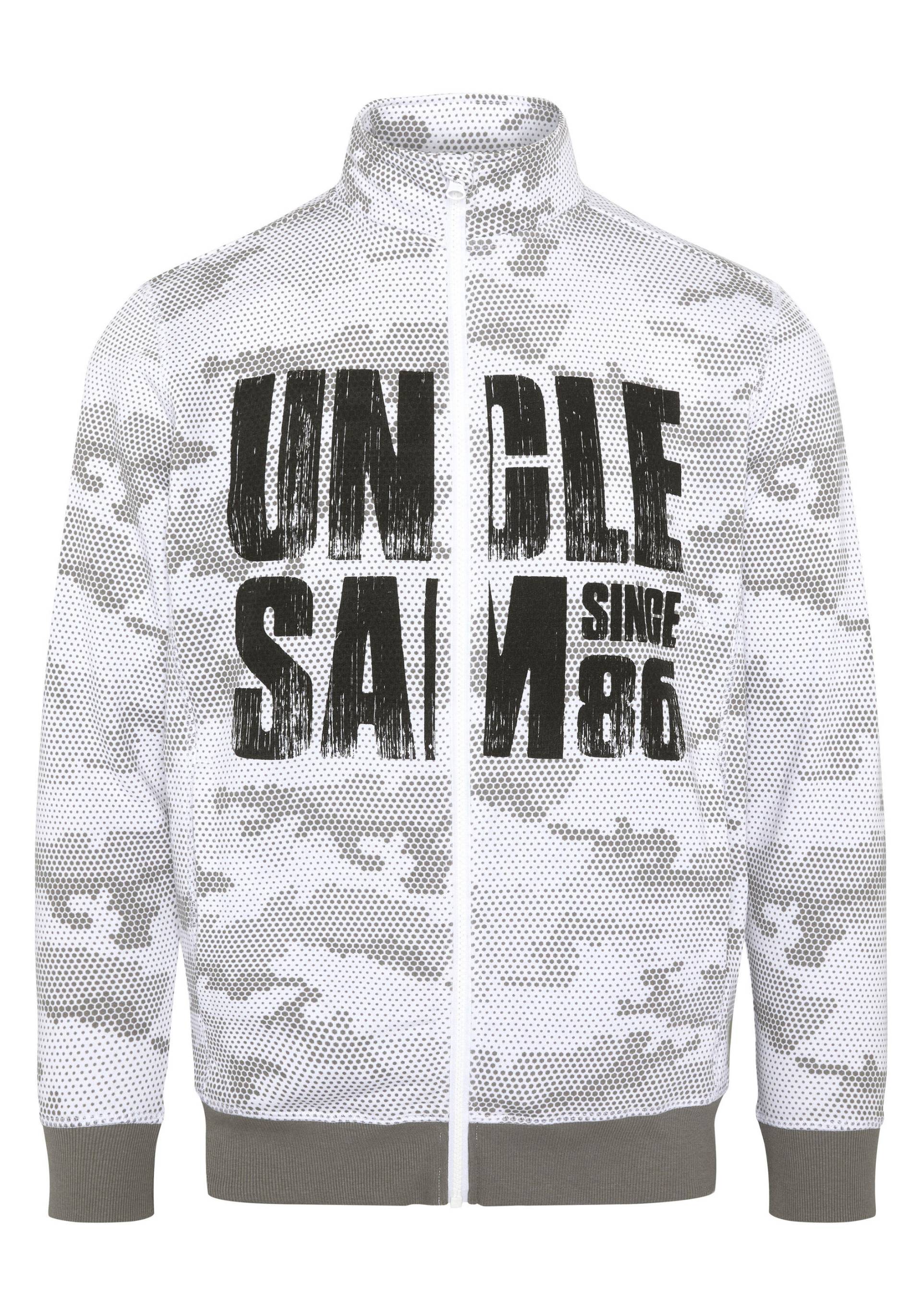 Label-Sweatjacke im Logo-Look von Uncle Sam