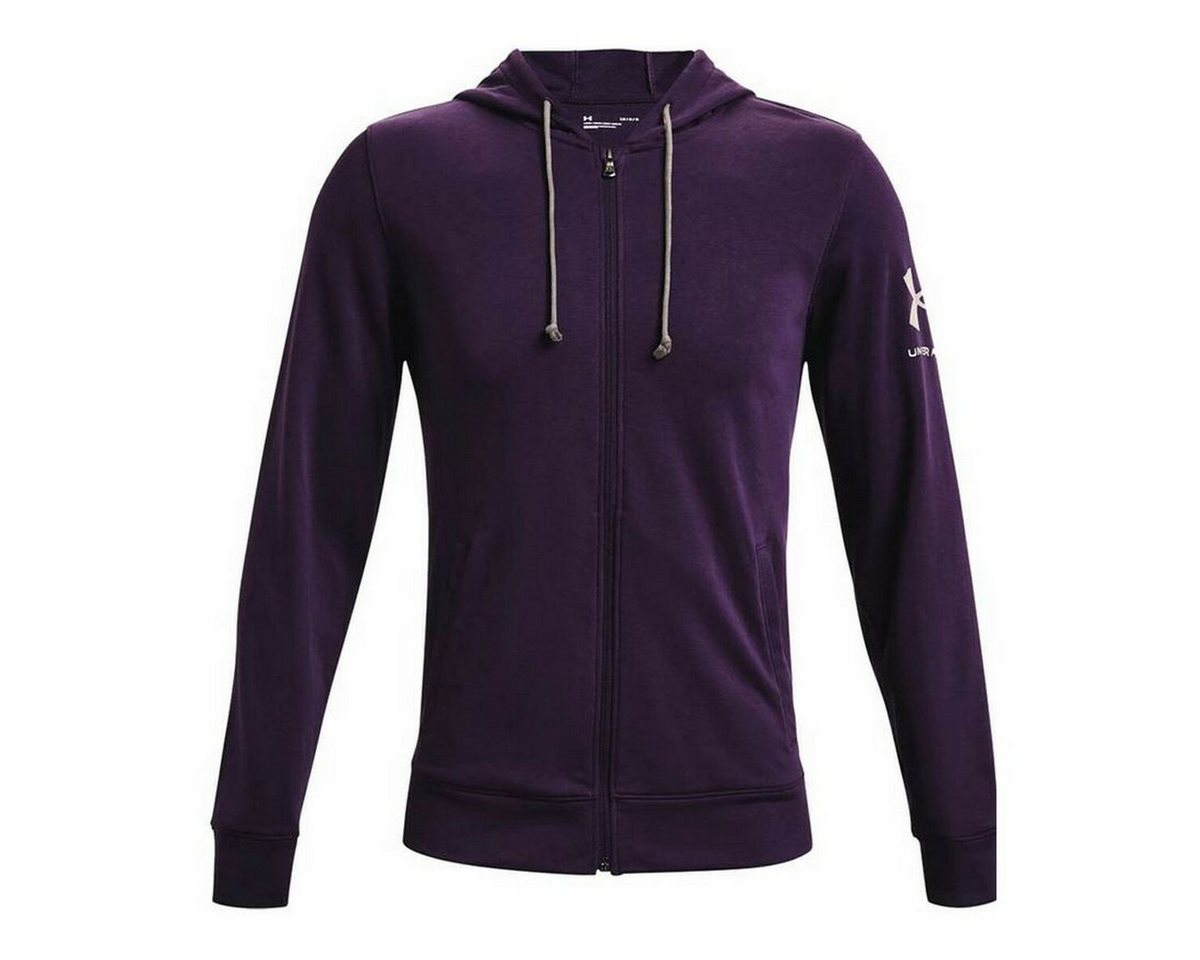 Under Armour® Trainingsjacke Sportjackefür Herren Under Armour Rival Terry Magenta von Under Armour®