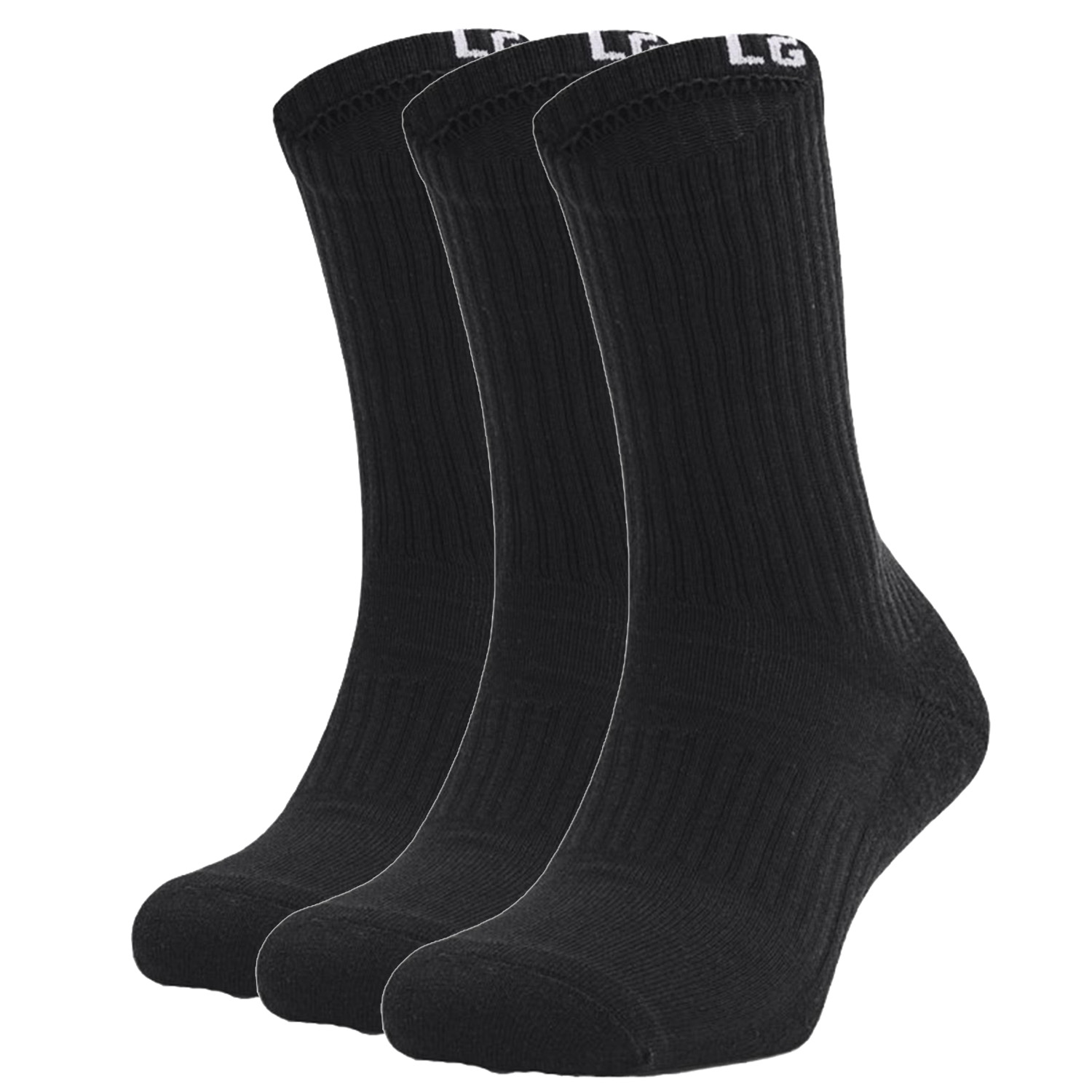 3 Paar Under Armour Core Crew Socken Unisex Sportsocken 1358345 von Under Armour