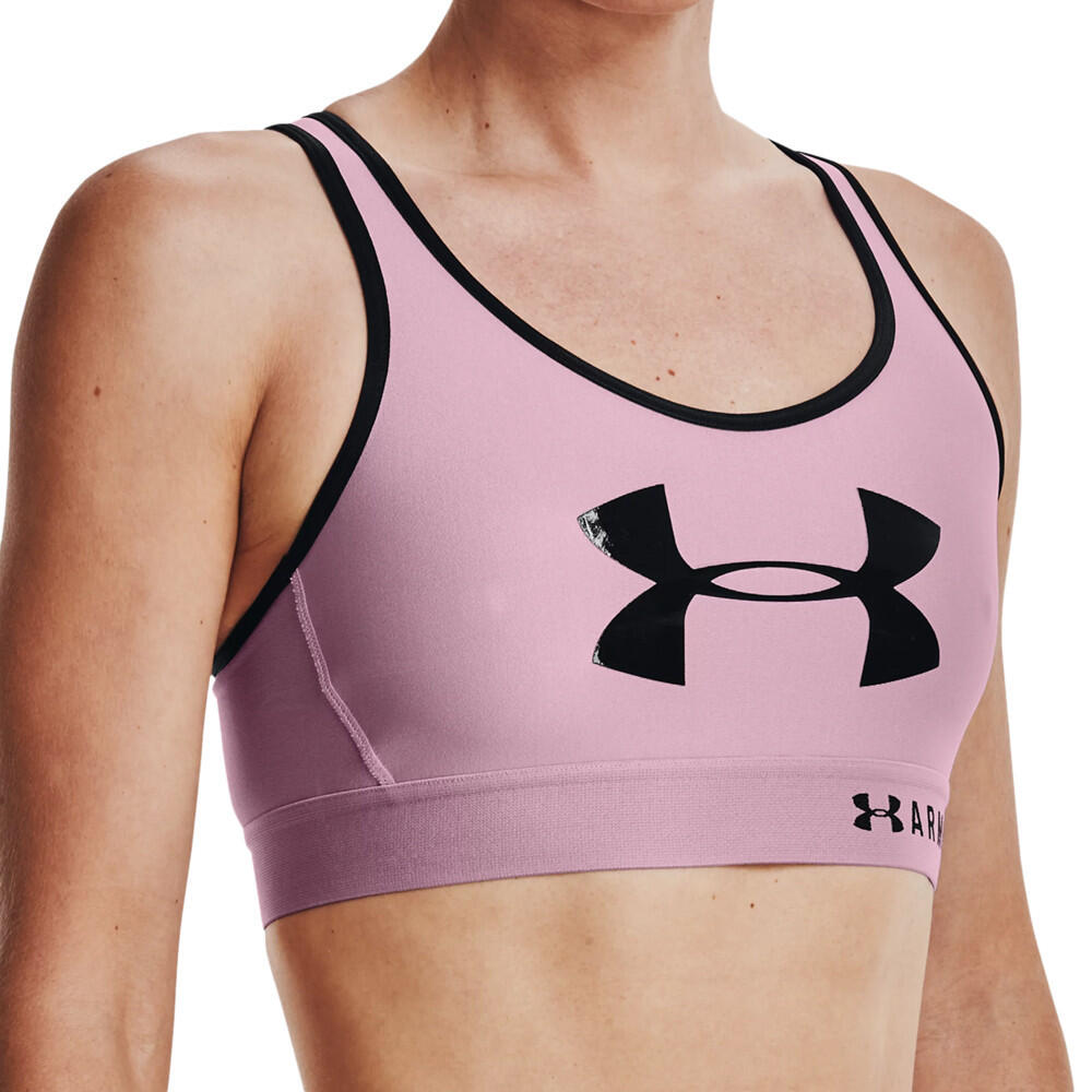 BH Under Armour Keyhole. Lila. Damen von Under Armour