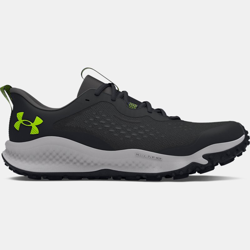 Damen Under Armour Charged Maven Trail-Laufschuhe Schwarz / Castlerock / High Vis Gelb 35.5 von Under Armour