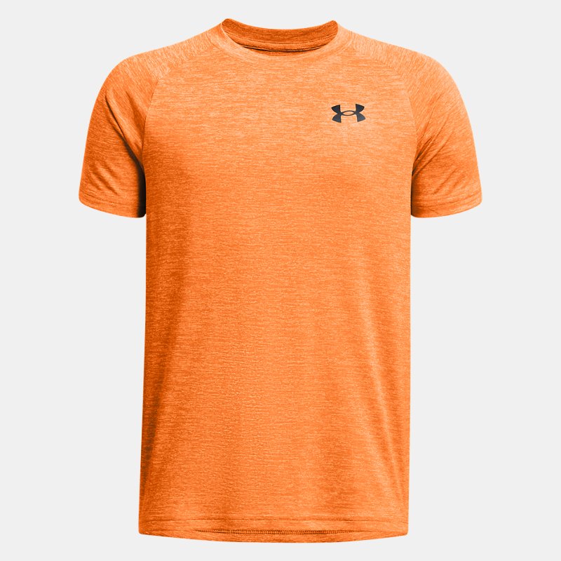 Jungen Under Armour Tech™ 2.0 Oberteil, kurzärmlig Atomic / Schwarz YMD (137 - 149 cm) von Under Armour