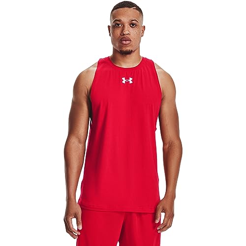 Under Armour Herren UA Baseline Cotton Tank, weiches und leichtes Basketball Shirt, schnelltrocknendes Herren Tank Top aus Baumwolljersey-Mischung Under Armour Herren UA Baseline Cotton Tank, weiches und leichtes Basketball Shirt, schnelltrocknendes Herren Tank Top aus Baumwolljersey-Mischung von Under Armour